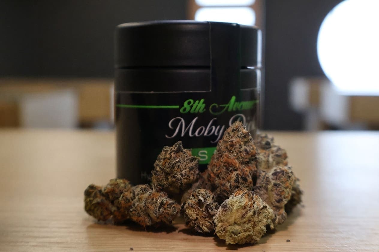 Fresh cannabis flower — whole-plant, locally grown — 8th