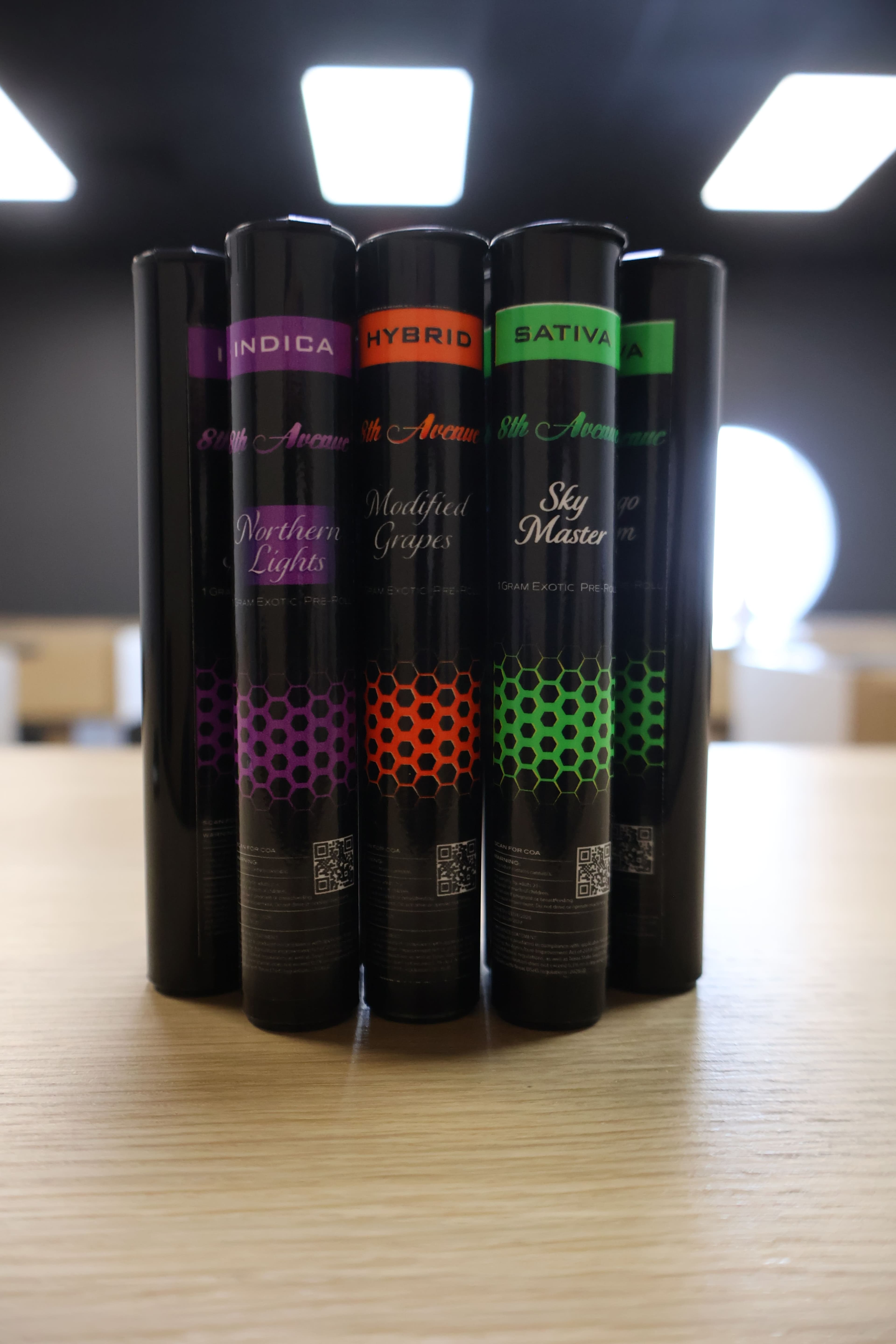 Hand-rolled pre-rolls made from in-house cannabis flower — 8th